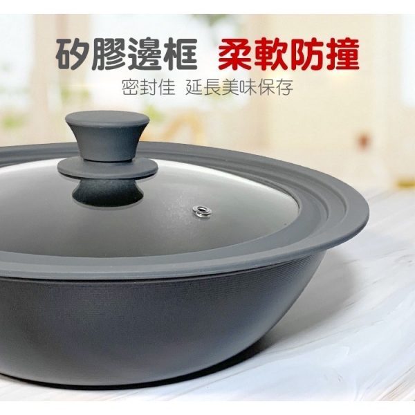 QUASI三環矽膠萬用玻璃鍋蓋-3