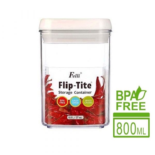 Felli易百拉密封罐-方型800ml
