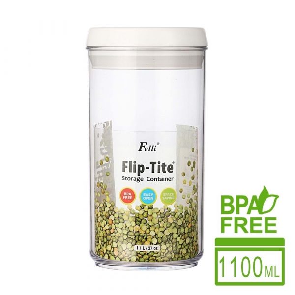 Felli易百拉密封罐-圓型1100ml