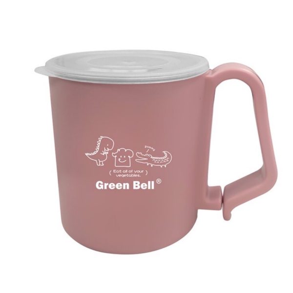 GREEN BELL綠貝兒童抗菌不鏽鋼杯-玫瑰粉