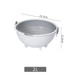 日本製小久保KOKUBO蔬果瀝水籃2L-6