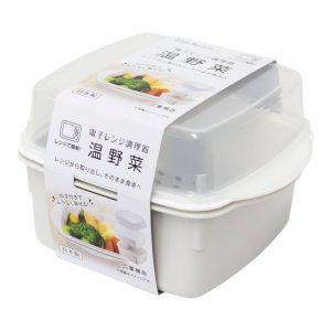日本製【SANADA】溫野菜微波盒800ml-2