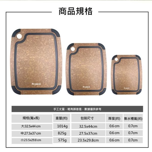 【米雅可】品味高密度木質纖維止滑砧板-6